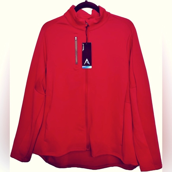 ANTIGUA GOLF Women’s Generation Jacket in Cardinal Red/Carbon, size 2X, NWT - Picture 2 of 10